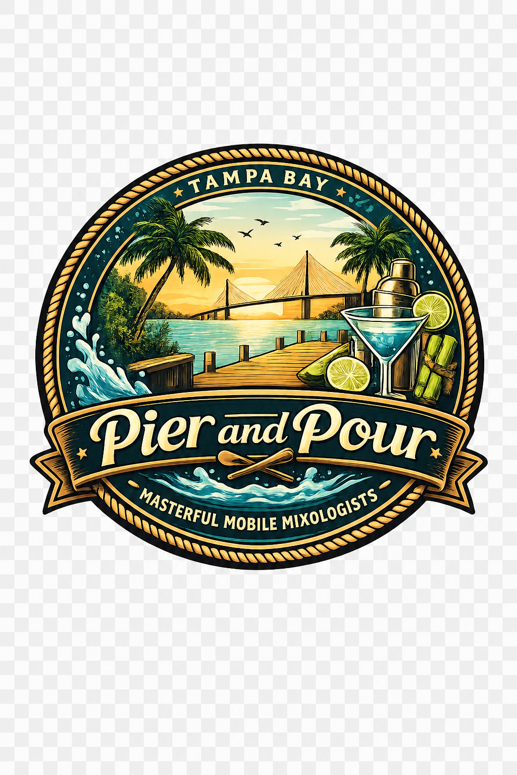 Pier and Pour logo